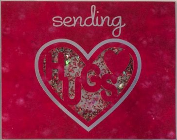 Shaker Card - Sending Hugs